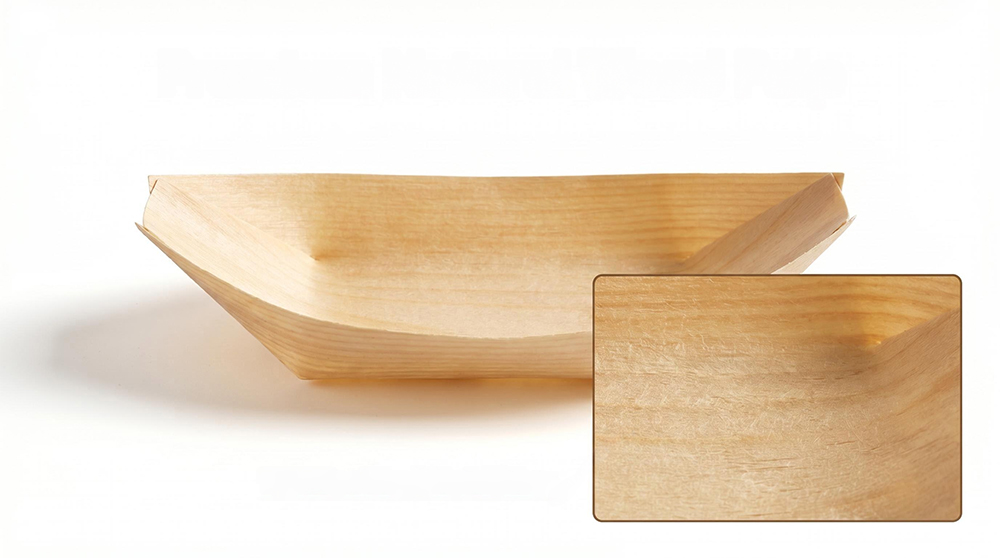 disposable wooden boat